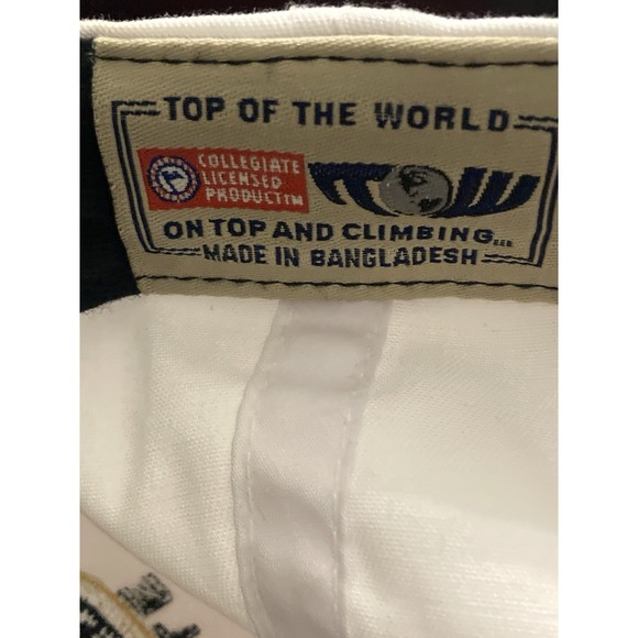 Woodville PECKERS‎ Hat Baseball Cap ADJUSTABLE White Embroidered Logo - Picture 5 of 6